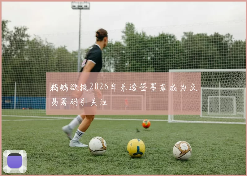 鹈鹕欲换2026年乐透签墨菲成为交易筹码引关注